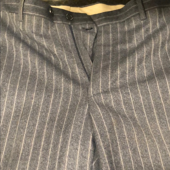 Italian blue/charcoal pin unconstructed wool clean - Picture 8 of 15